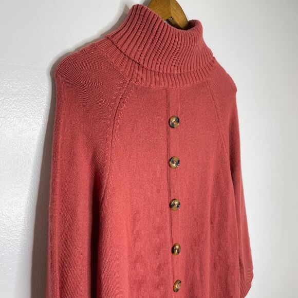 Soft Surroundings 3/4 Sleeve Turtle Neck Pull Over Sweater Size Small Women’s - Picture 10 of 11